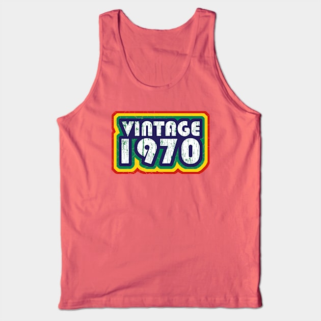 vintage 1970 Tank Top by Amberstore